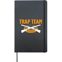 Trap Team Skeet Trap Shooting Hardcover Journal, Black