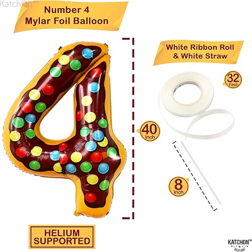 Miniatura 256 de KatchOn, Globo dorado gigante del número 8 de 40 pulgadas, globo dorado del número 8 para decoraciones de cumpleaños de 8 años para niñas