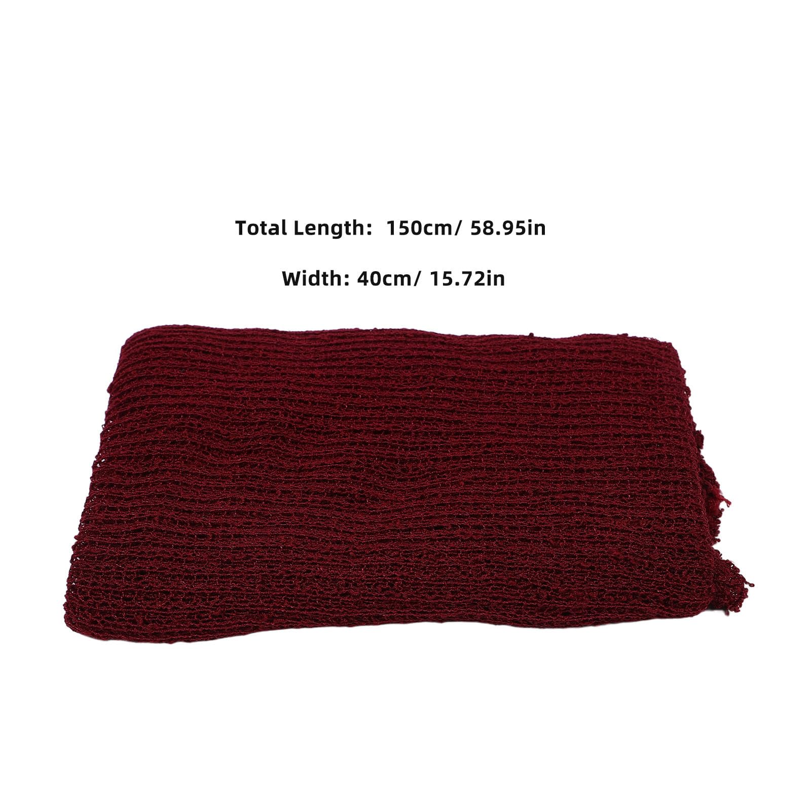Garneck Manta Fotográfica para Recién Nacido, 6 Piezas, Fibra Acrílica | Unisex para Niños y Niñas, Accesorios de Fotografía Infantil, Set de Seis
