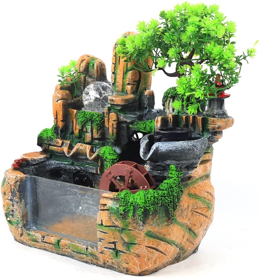 Tabletop Water Fountains Home Office Desktop Waterfall
