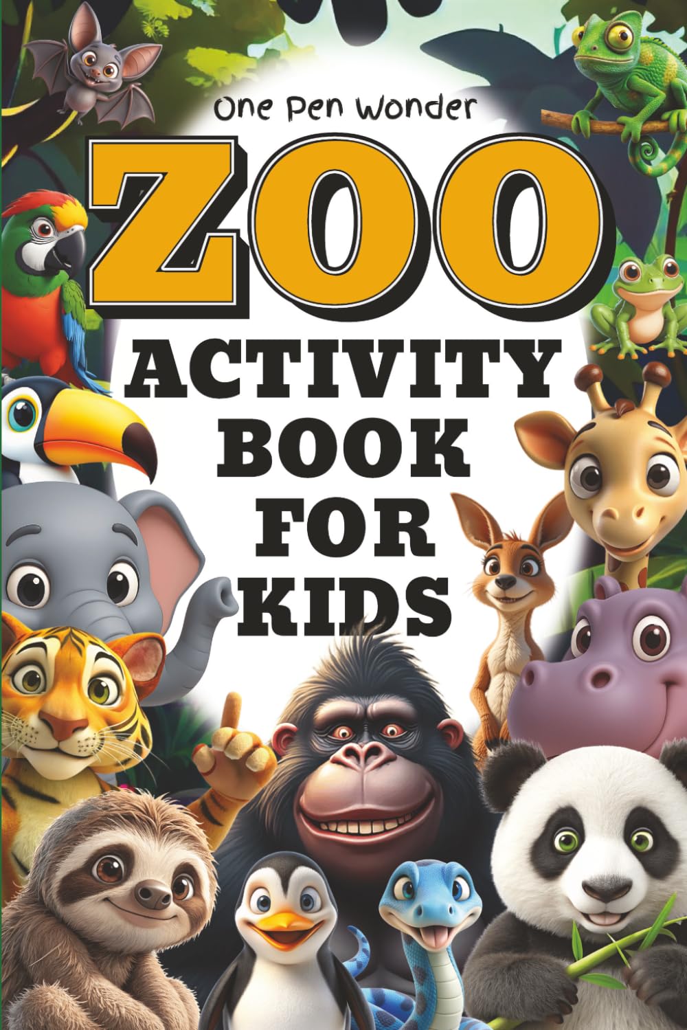 Zoo Activity Book For Kids: Ages 6-10, packed with Puzzles, Mazes, Riddles, Word Search, Jokes, Fun Facts and Screen-Free Boredom Busters