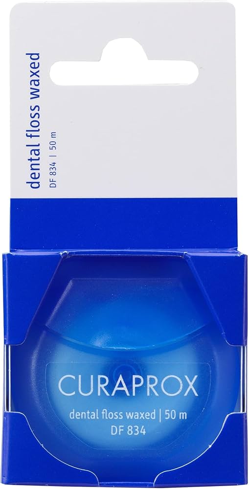 Amazon.com : Curaprox DF 834 Dental Floss – Waxed Floss with Mint
