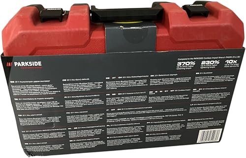 Parkside Avvitatore a impulsi a batteria PERFORMANCE PASSP 20- Li X20V, max. 1898 Nm, fino a M33, 1/2"(in valigetta di trasporto, senza batteria e caricatore) - 2