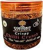 Crispy Chilli Crunch,100g. Crispy chilli oil without the oil. Made with garlic, onion, chilis. For ramen toppings, pizza, salads, sushi extra umami. Secret crunchy condiment
