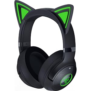 Razer Kraken Kitty V2 BT Wireless RGB Headset Chroma RGB Kitty Ears Earcups - Bluetooth 5 2-40 mm