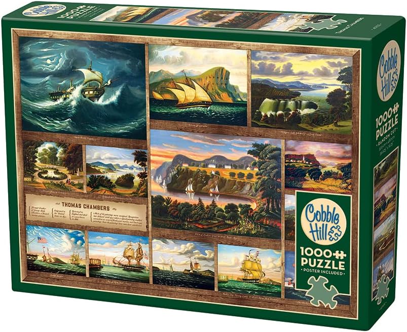 Cobble Hill 1000 Piece Puzzle - Thomas Chambers - Sample Poster Included