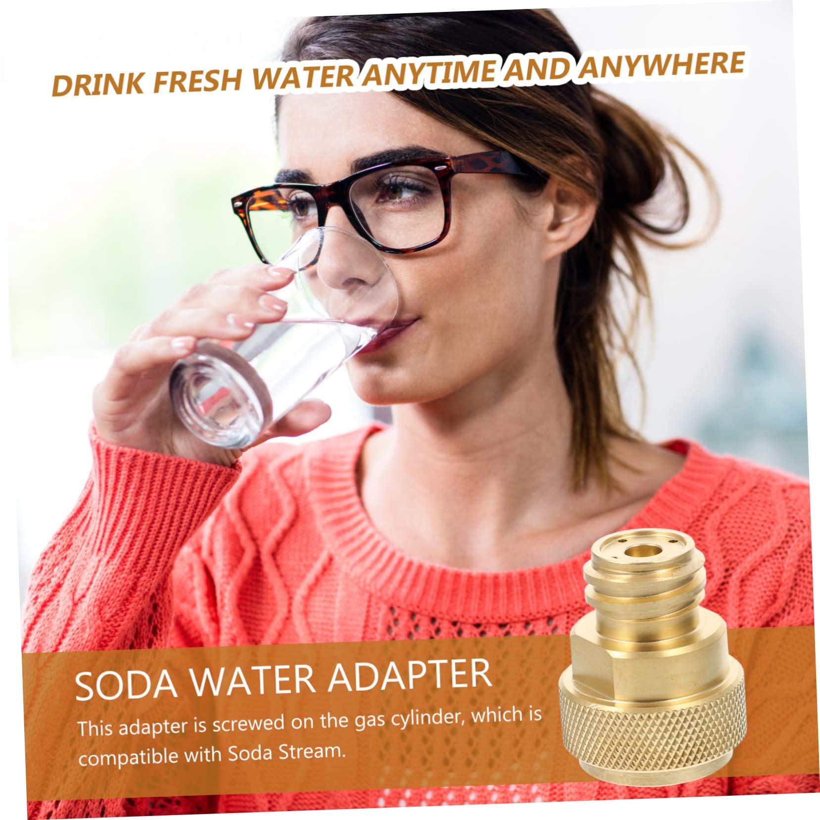 3 Set Adattatore Per Produzione Di Acqua Frizzante Soda Seltzer Acqua Birra Kit Adattatore Gas Co2 Accessori Per Birra Produzione Di Acqua Frizzante Fornitura Kit Per Produzione Cabilock