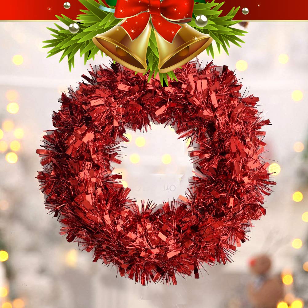 schone Tinsel Wreath - Lightweight for Main Door – The SPIRIT of
