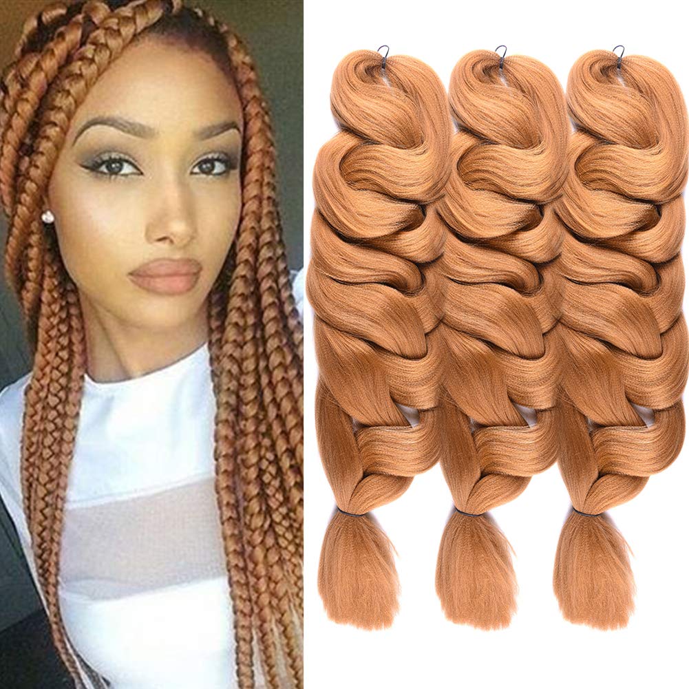 Pack 27 Jumbo Braids Hair Crochet Braiding Hair 48inch African Collection Xpressions Synthetic