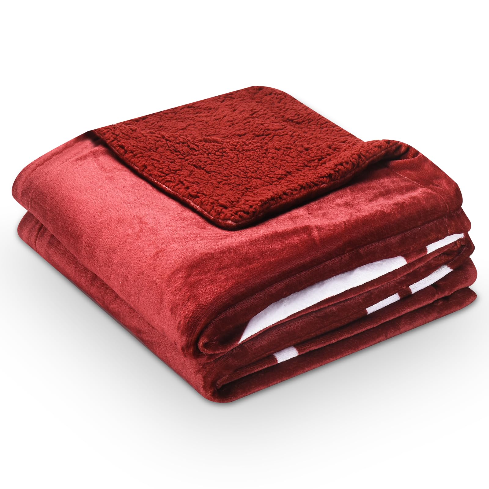 Amazon.com: RMKA Soft Thermal Flannel Throw Polyester Blanket