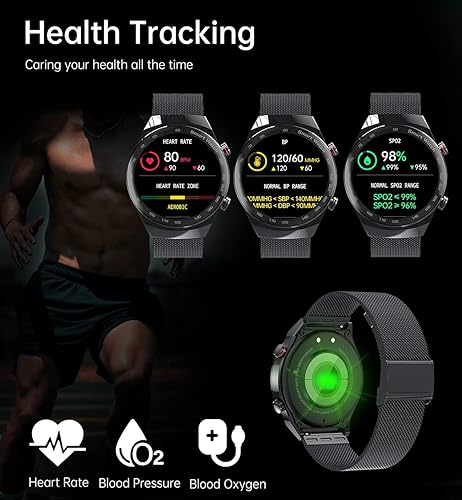 Miniatura 5 de suinsist- Reloj inteligente 2021 con llamadas rastreador de actividad con monitor de sueño monitor de actividad con pantalla táctil HD de 4 cm