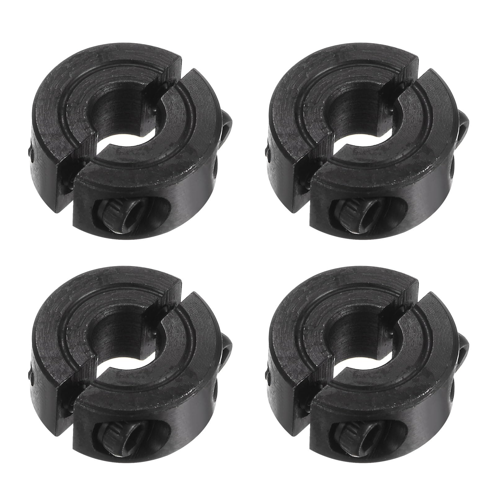 HARFINGTON 4x Schaftmanschette, 22 Mm Bohrung – Aus Kohlenstoffstahl, Schwarz Oxidiert, Mit Stellschraube Für Antriebswellen & Maschinen