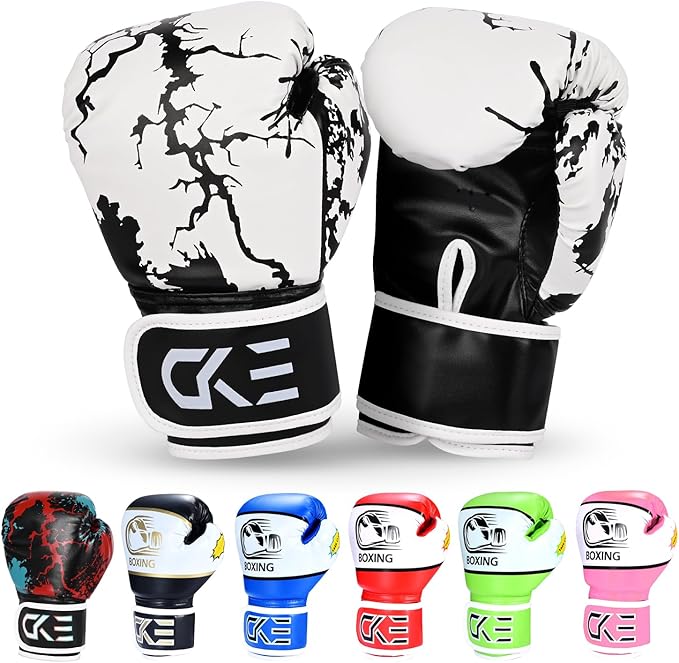 Guantes de Boxeo para Entrenamiento con Cierre de Velcro y M