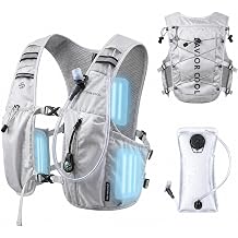Cooling Hydration Vest with Cooling Packs, 2L BPA-Free Water Bladder, Lightweight Running Vest for Hiking, Cycling & Marathon Training