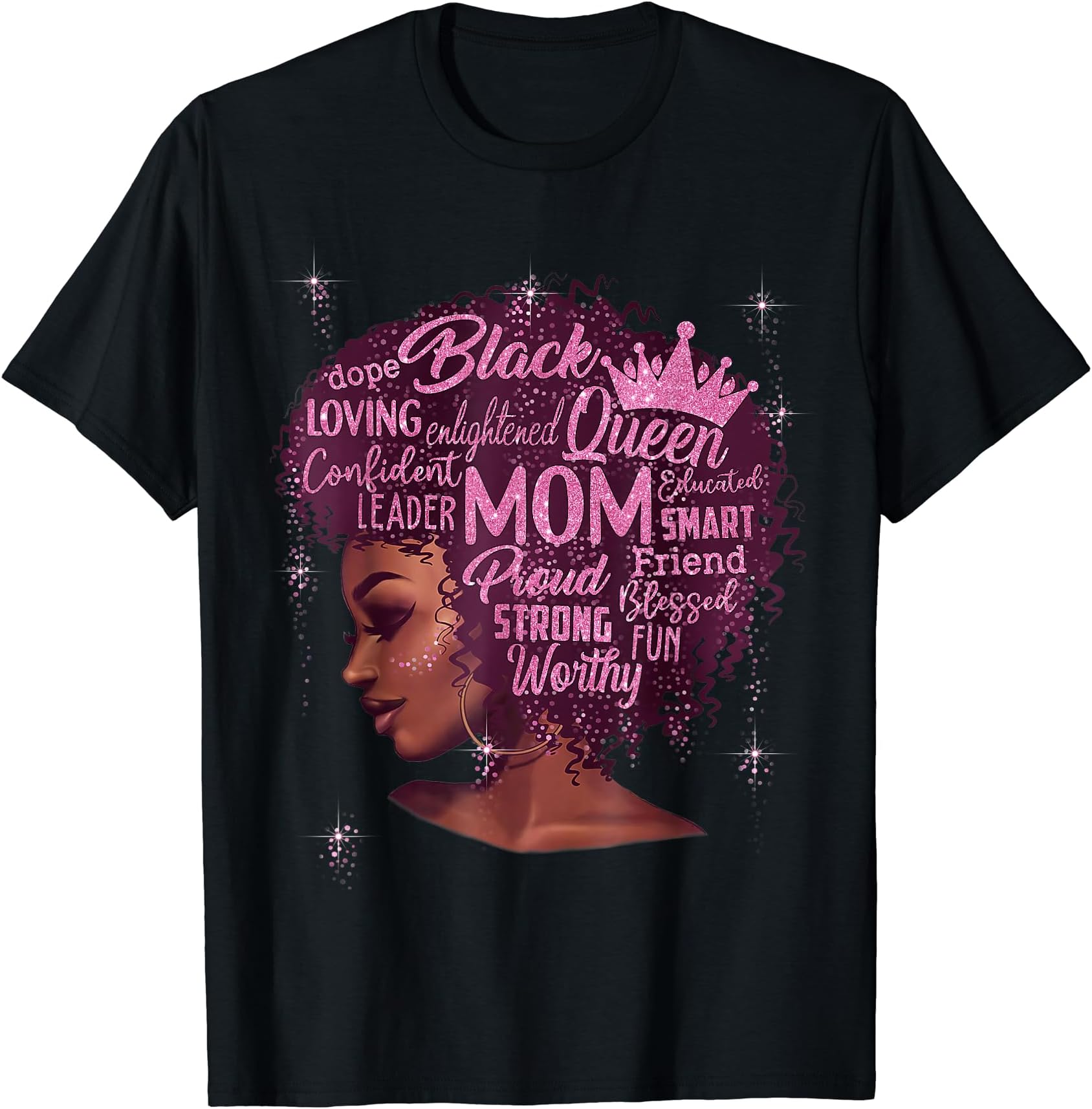 Black Womens Happy Mother's Day Mom African American Gifts T-Shirt