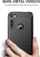 Vista 4 de Asuwish Funda compatible con Moto One Fusion+ Plus y protector de pantalla de vidrio templado, accesorios de celda, fundas protectoras de silicona