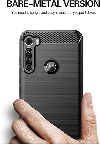 Miniatura 4 de Asuwish Funda compatible con Moto One Fusion+ Plus y protector de pantalla de vidrio templado, accesorios de celda, fundas protectoras de silicona