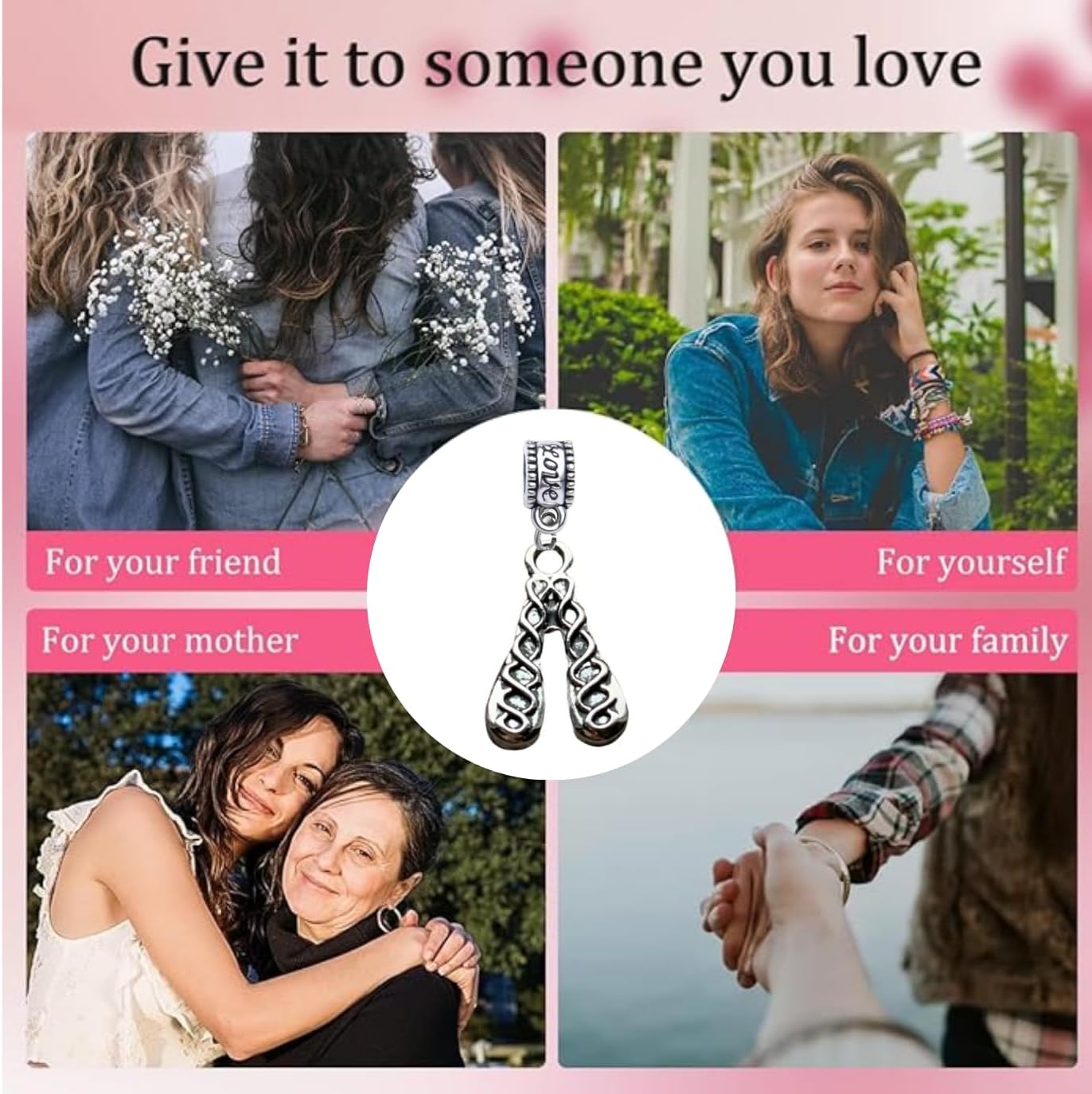 Ballet Shoe Charm Bead – Dance Jewelry for Dancers & Ballet Lovers – Compatible with Pandora, Chamilia, Troll & European Bracelets – Gift for Ballerinas - Image 3