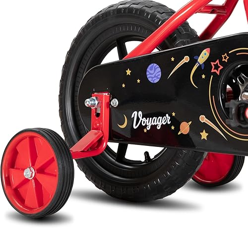 Miniatura 6 de JOYSTAR Bicicleta infantil de 10 y 12 pulgadas para niños y niñas de 1 a 4 años, bicicleta para niños pequeños con ruedas de entrenamiento y cesta,
