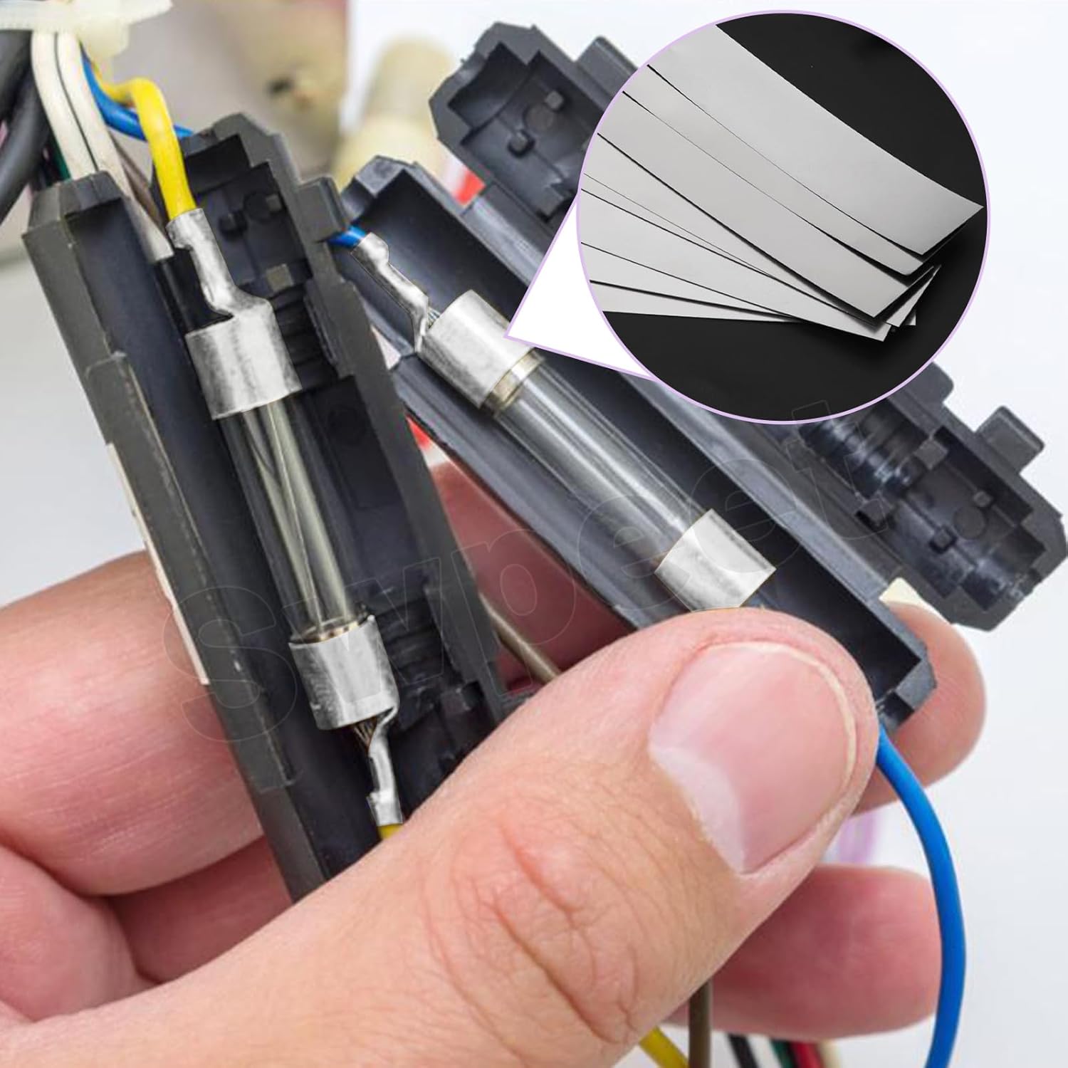 Swpeet 10Pcs 304 Stainless Steel Shim Stock Kit, 1"(Width)× 6"(Length)× 0.001"(Thickness) Metal Shim Stock Strips Thin Metal Shims Sheet for Gap Filler Strip Craft Making