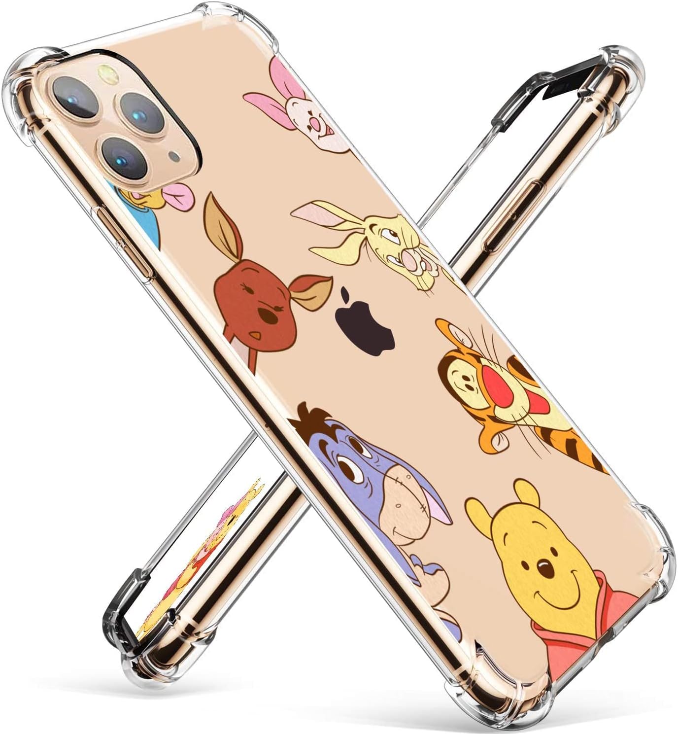 Coralogo Cute Kawaii Weini Pooh Design TPU Case for iPhone 13 Pro Max 6.7" - Fun, Cool, Stylish, Trendy Soft Cover for Women, Girls, Boys