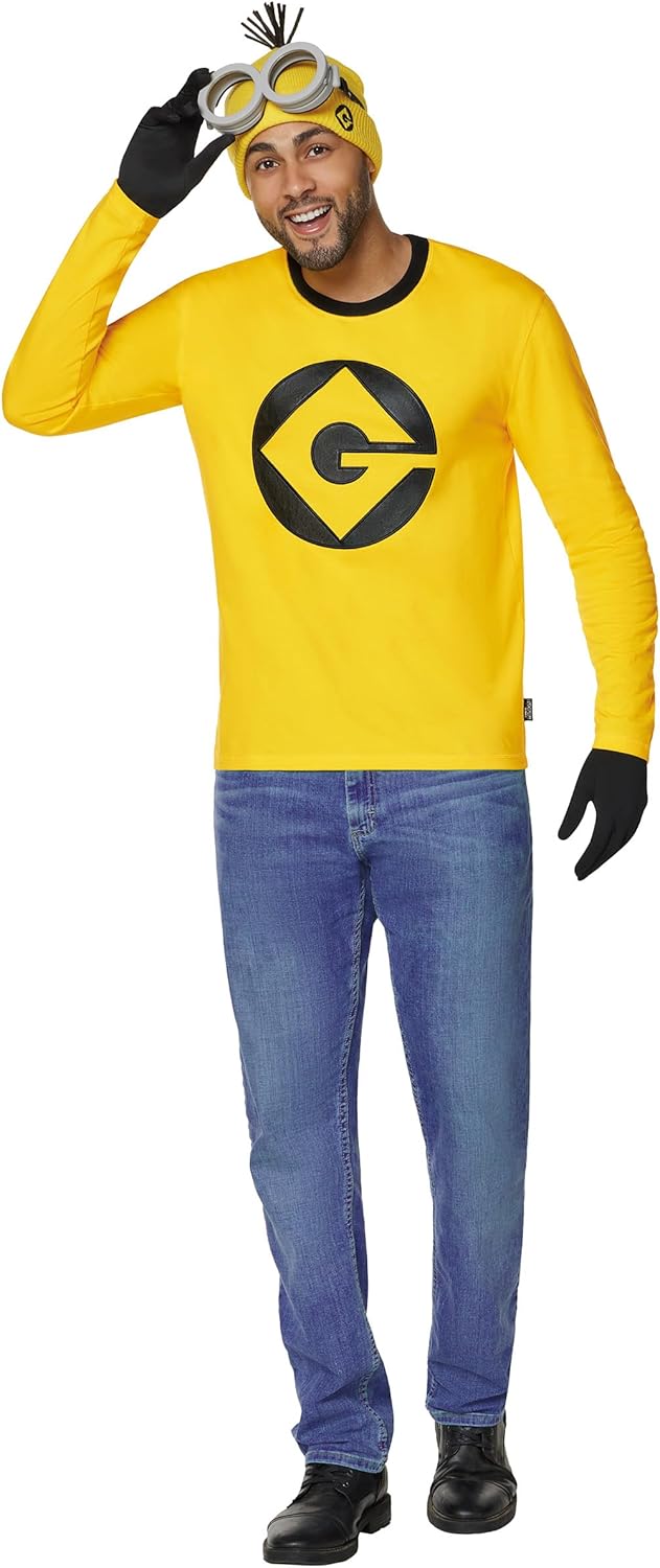 Spirit Halloween Minions Adult Kevin Costume Kit | Officially Licensed | Funny Costume | Minions Outfit