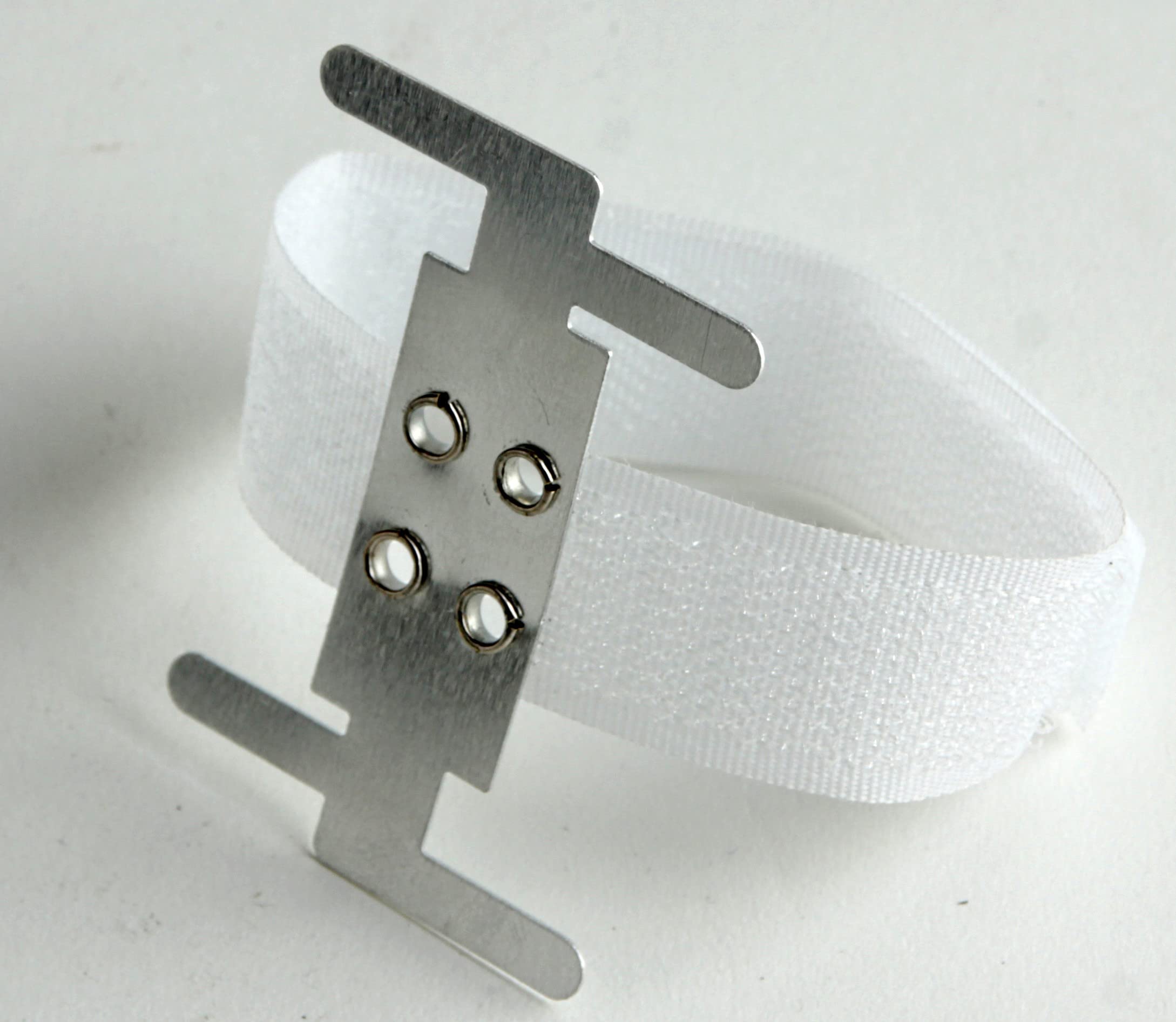 Corsage Creations - Hook & Loop Corsage Bracelet - White (6pcs per pk)