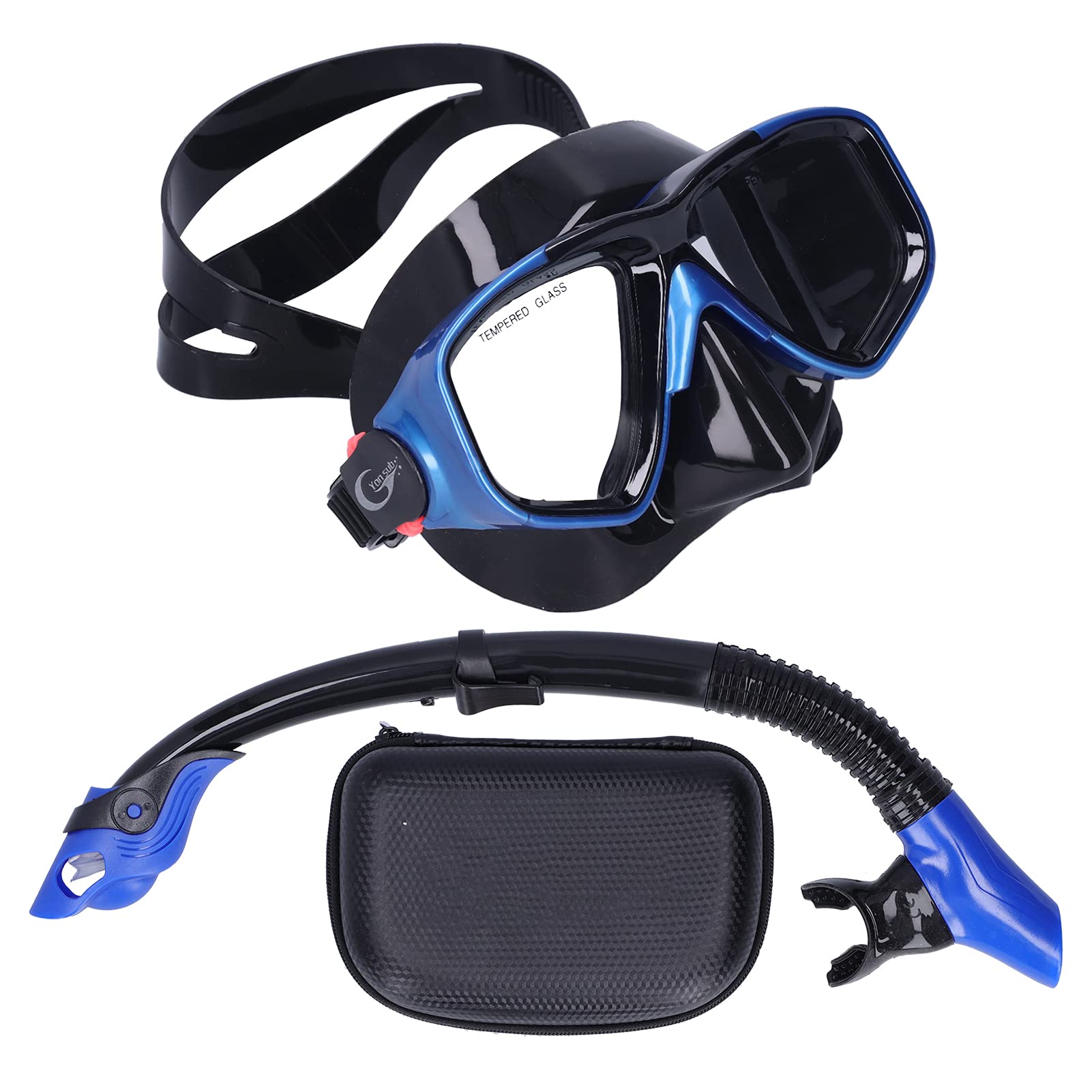 Juego de Gafas de Snorkel con Snorkel Antivaho y Completamente Seco para Niños Adultos, Material de Silicona Suave, 1 Unidad, Aptas para Deportes Acuáticos