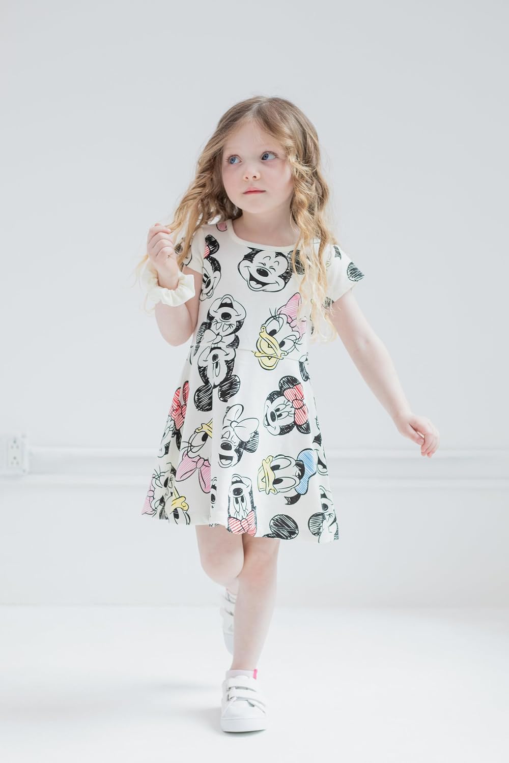 Disney Skater Dress and Scrunchie Infant to Big Kid Sizes (18 Months - 14-16) - Image 3