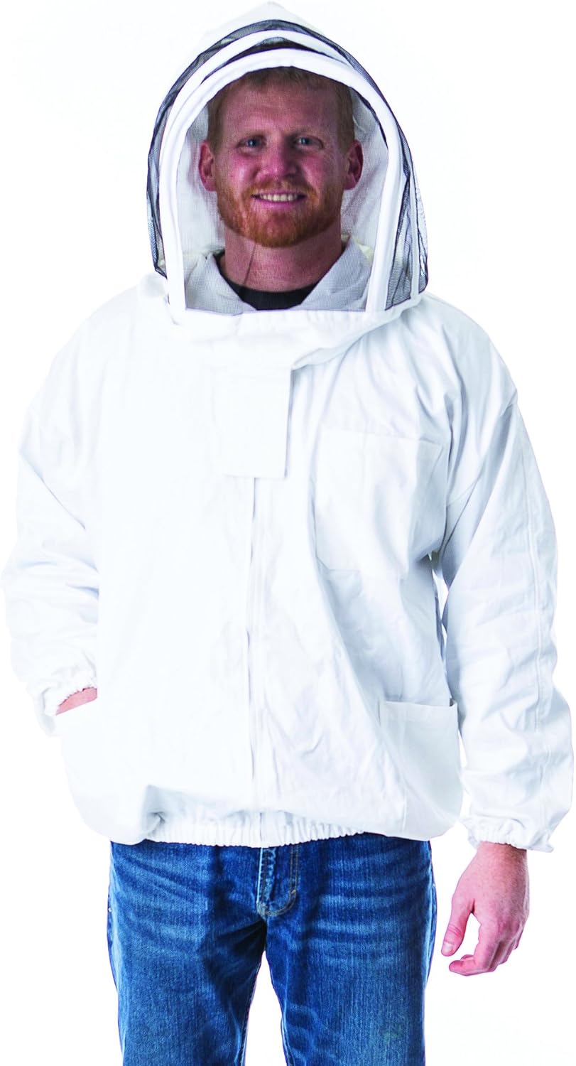 Unisex Front Open With Fencing Hood