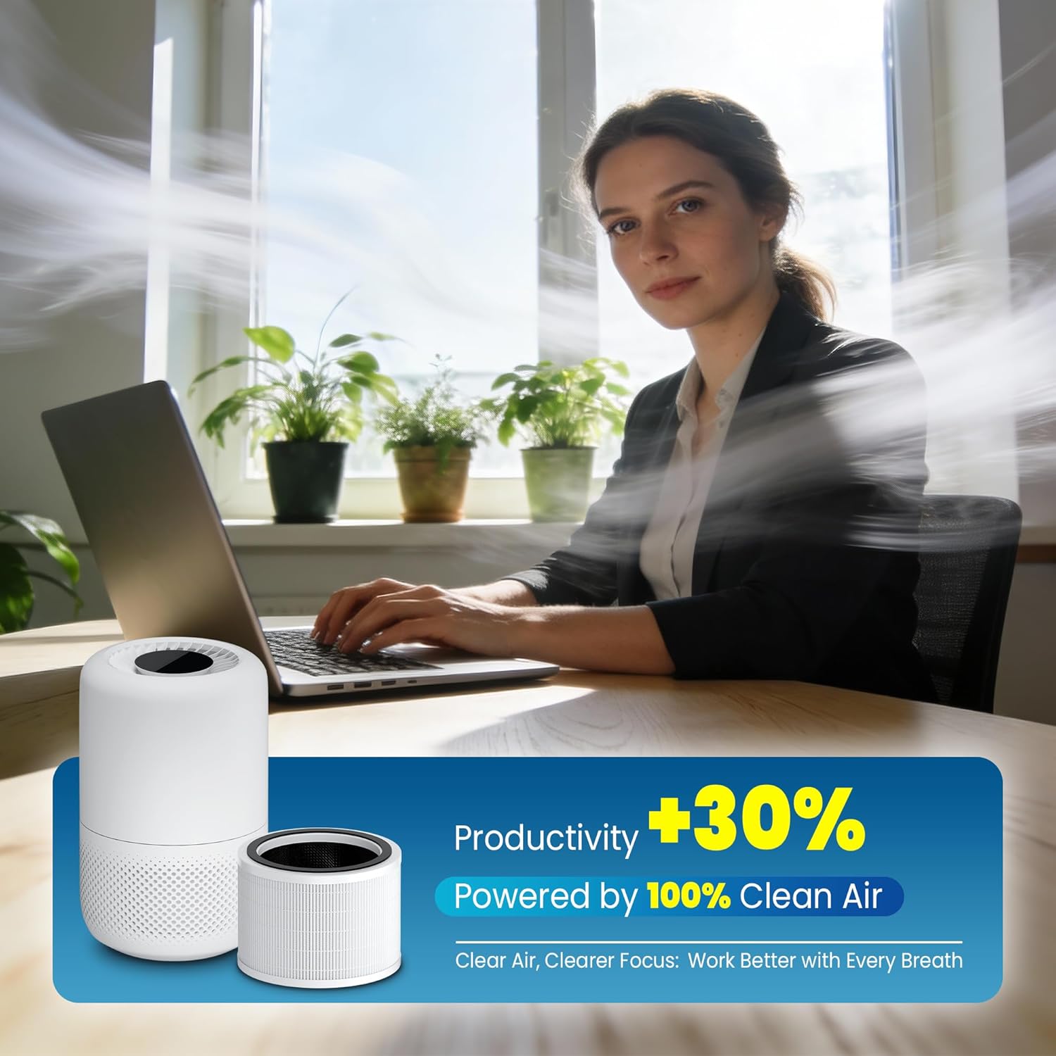 Improvedhand Core 200S Filter Replacement Compatible with Levoit Core 200S-P Air Purifier,True Great High-Efficiency Materials with Activated Carbon Filter,#Core 200S-RF,4 Pack