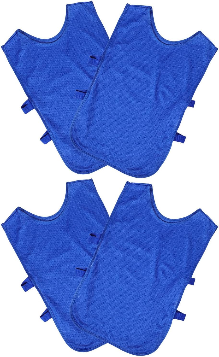 4pcs Soccer Jerseys for Boys Training Vest with Bright Colors and Quick On-off Design, Polyester Sports Practice Vests for Basketball and Outdoor Sports, for Soccer Party