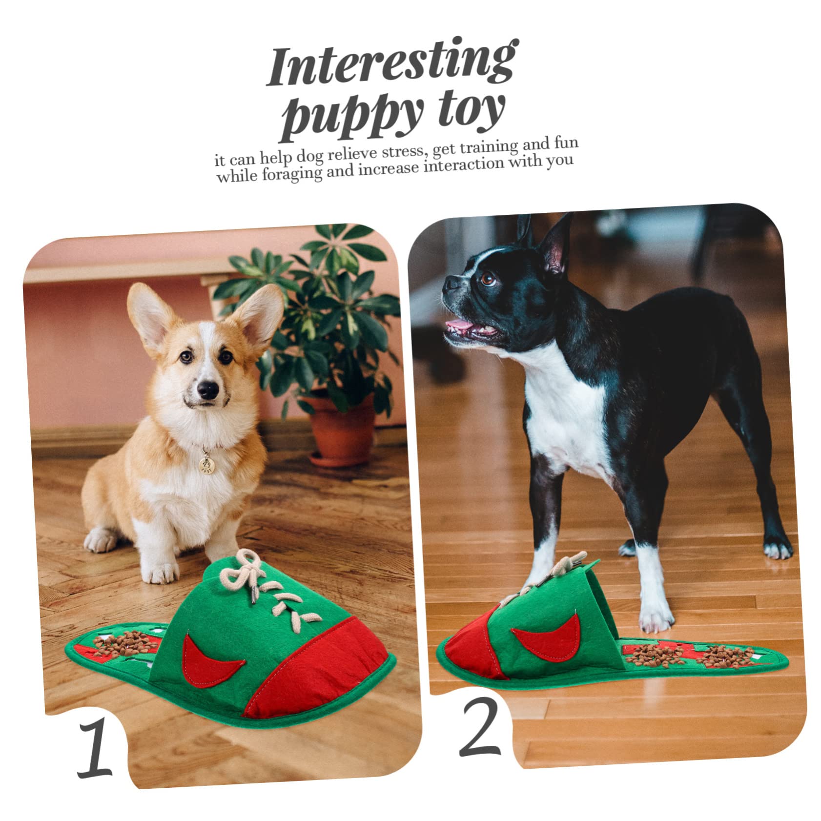Angoily 3 Piezas Juguete para Mascotas con Fugas Juguete para Cachorros Resistente al Desgaste Juguetes dogman Juguetes para Perros pequeños Suministro de Cachorro colchoneta