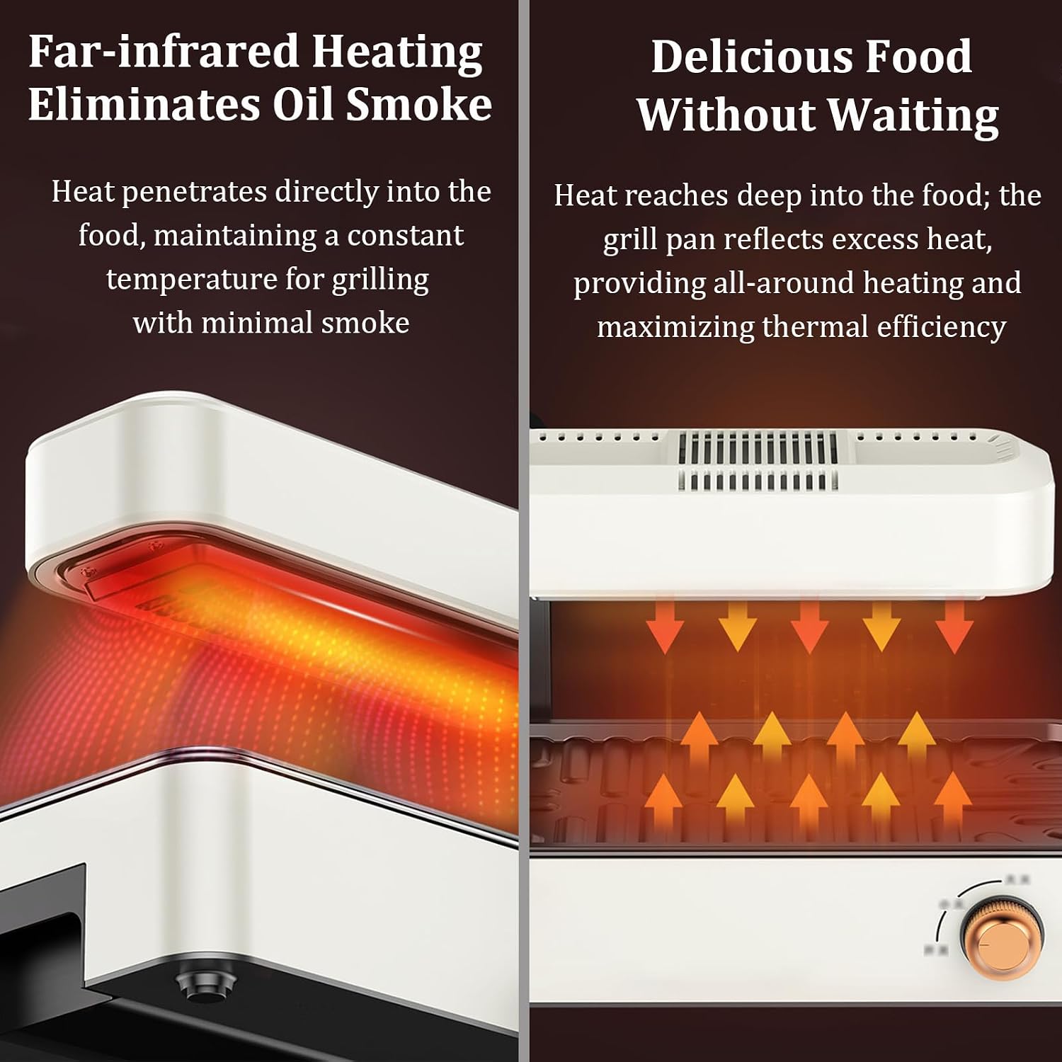 1100W Electric Smokeless Indoor Grill Machine, Indoor Smokeless Grill