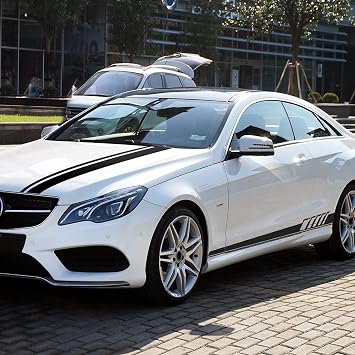Edition 1 Car Hood Roof Side Stripe Decal Sticker,for Mercedes Benz E Class W212 E200 E300 W213 C207 A207 E43 E63 Coupe AMG