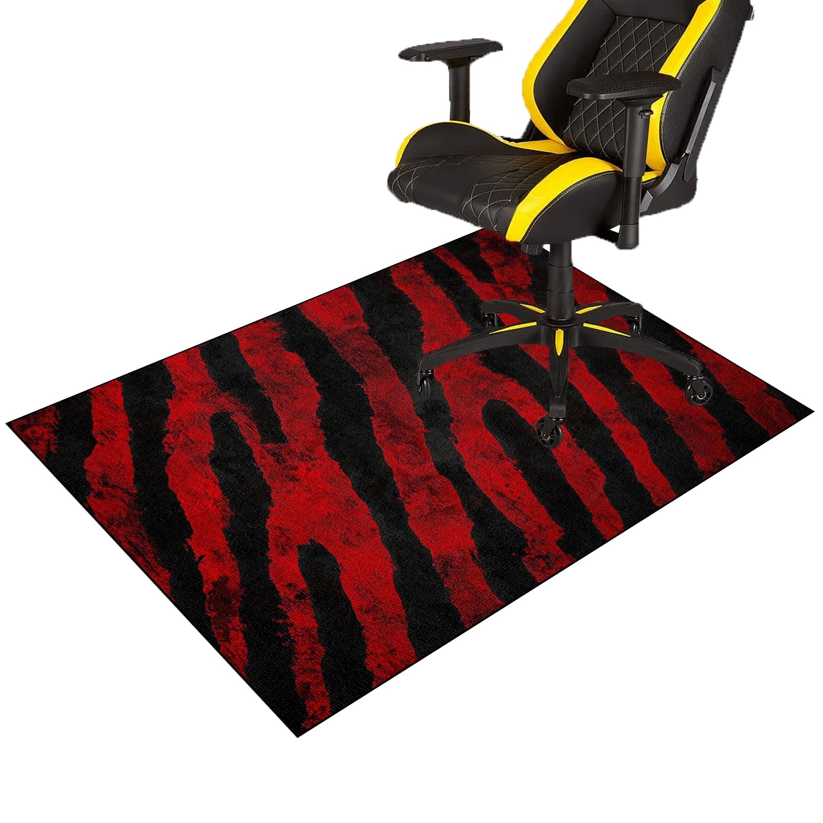 Gaming Chair Mat for Hardwood Floors Non-slip Computer Chair Mat Office Chair Mats for Carpeted Floor Low Pile Desk Chair Mat Gaming Rolling Chair Mat for Carpet Hard Floor Protector Mat 100 x 120 cm