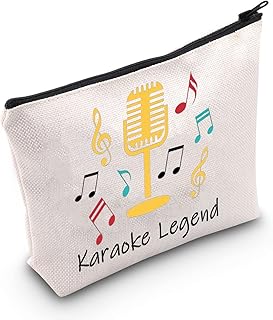CYTING MNIGIU Funny Singing Gift Karaoke Lover Gift Karaoke night Gift Karaoke Legend Cosmetic Bag Music Fan Gift Karaoke Party Gift