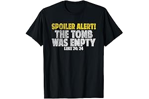 Spoiler Alert The Tomb Was Empty Shirt Jesus Bible Verse