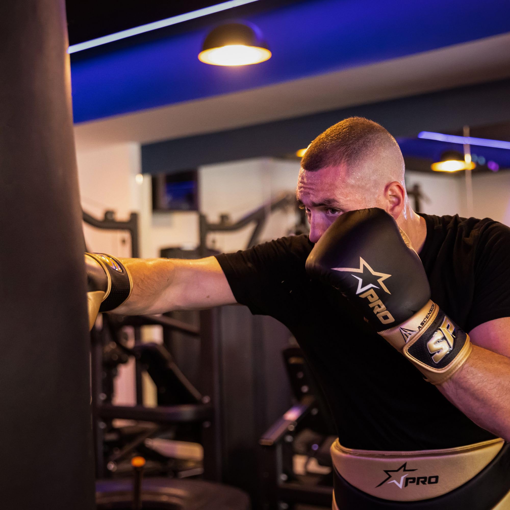 Starpro Ascension Guantoni da boxe in microfibra | Massimo comfort, assorbimento degli urti e vestibilità ergonomica | Ideale per atleti avanzati