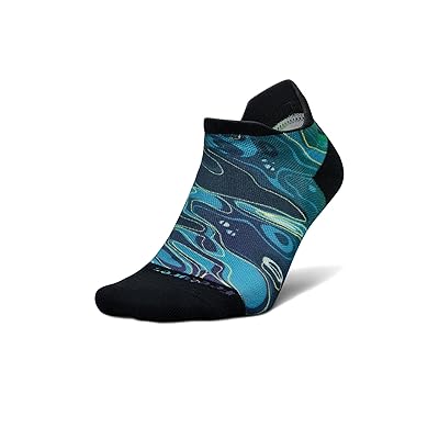 Feetures Elite Light Cushion Tab Quarter Length Socks Shoes Midnight Lagoon