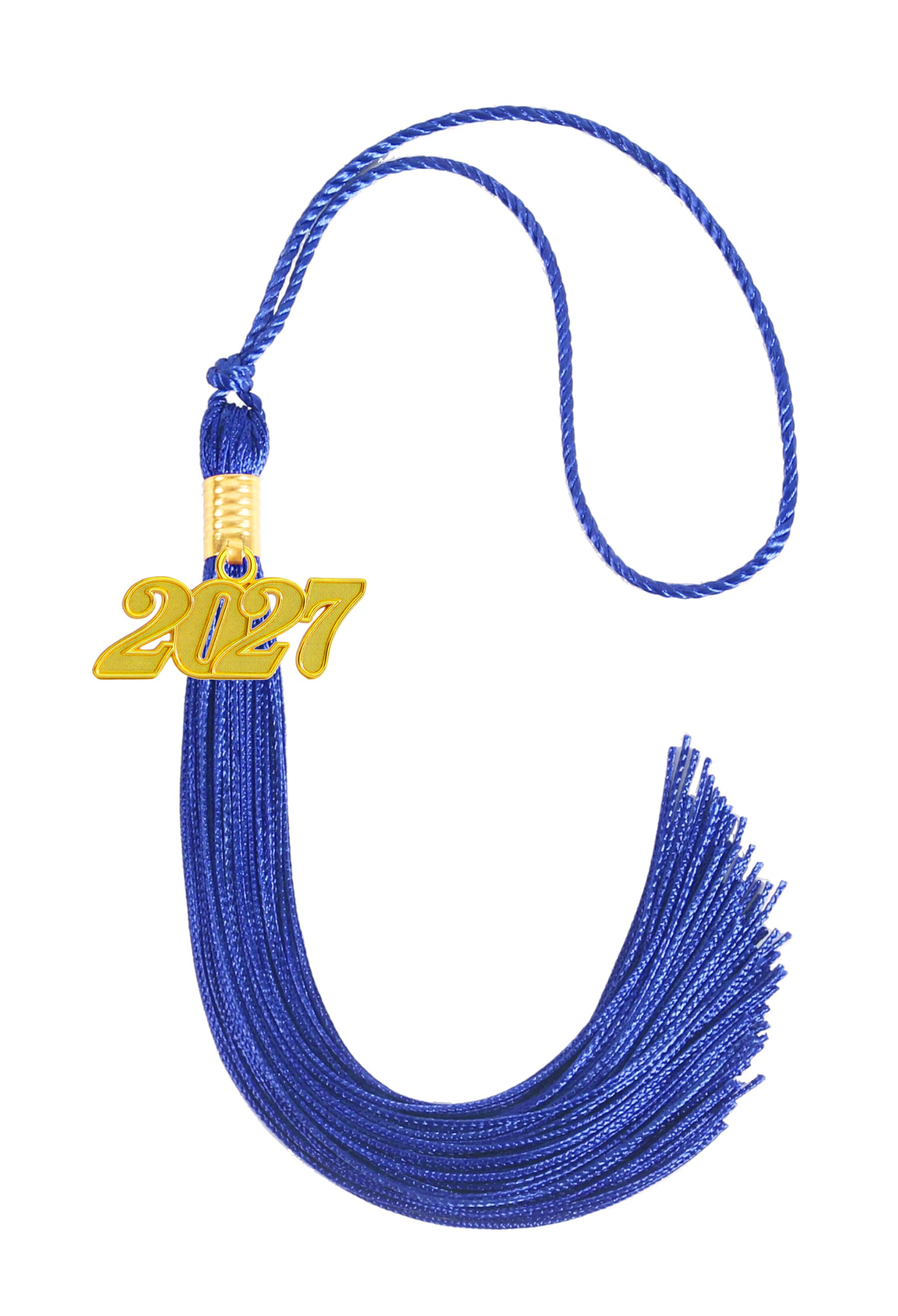 2027 Tassel Graduation,Royal Blue Tassel 2027 for Grad Cap and Graduation Ceremony Accessory Decoration