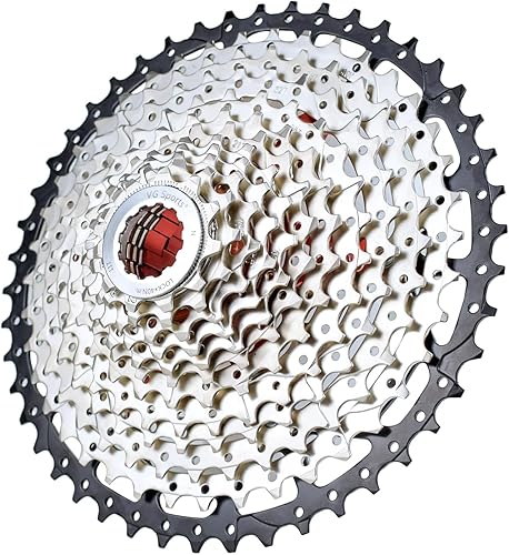 Miniatura 11 de VG SPORTS Casete de bicicleta ultraligero de 8/9/10/11/12 velocidades para bicicleta de montaña 11-40T/11-42T/11-46T/11-50T/11-50T/11-52T MTB Casete