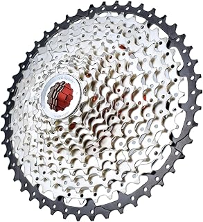 VG SPORTS 8/9/10/11/12 Speed Ultra-Light Bike Cassette for Mountain Bike 11-40T/11-42T/11-46T/11-50T/11-52T MTB Cassette Lightweight Aluminum Bracket Cassette
