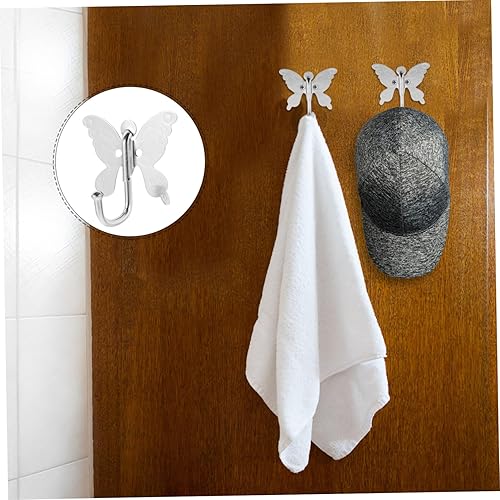 Miniatura 8 de Cabilock 1 juego de ganchos para toallas de decoración, gancho de almacenamiento de pared, ganchos de pared para el hogar, gancho para colgar en la