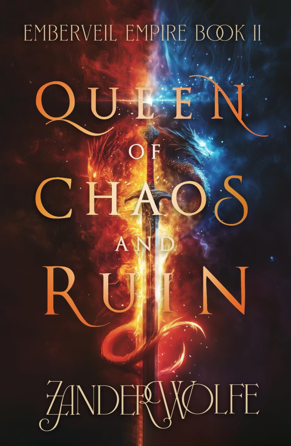 Queen of Chaos and Ruin: An epic romantic fantasy (Emberveil Empire)