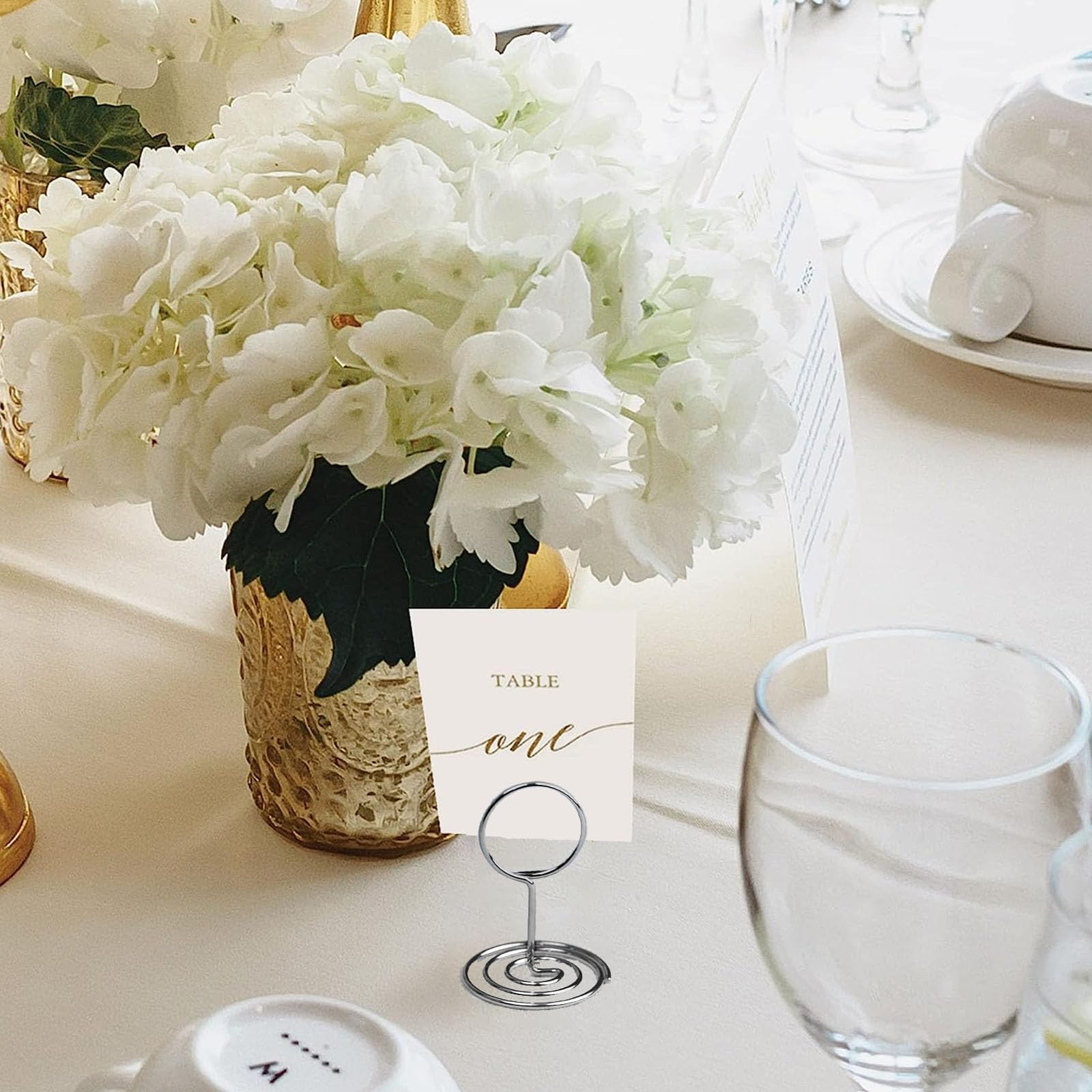 24 PCS SUPPORT Porte-cartes De Table Porte-numéros Extraits Menus