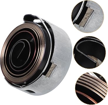 Angoily Drill Press Return Spring Assembly Quill Feed Return Coil Spring with Sleeve Craftsman Drill Press Replacement Parts 1.96 X 1.96 X 0.78 in Easy Install for Quill Replacement