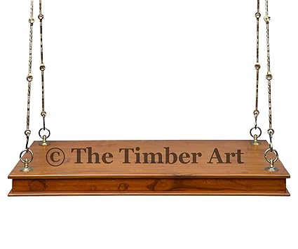 Timber Art Alishas Teakwood Swing for Home