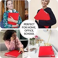 Vista 6 de SKYDUE - Organizador de carpetas expandibles de 8 bolsillos, carpetas expandibles con bolsillos, organizador de documentos portátil