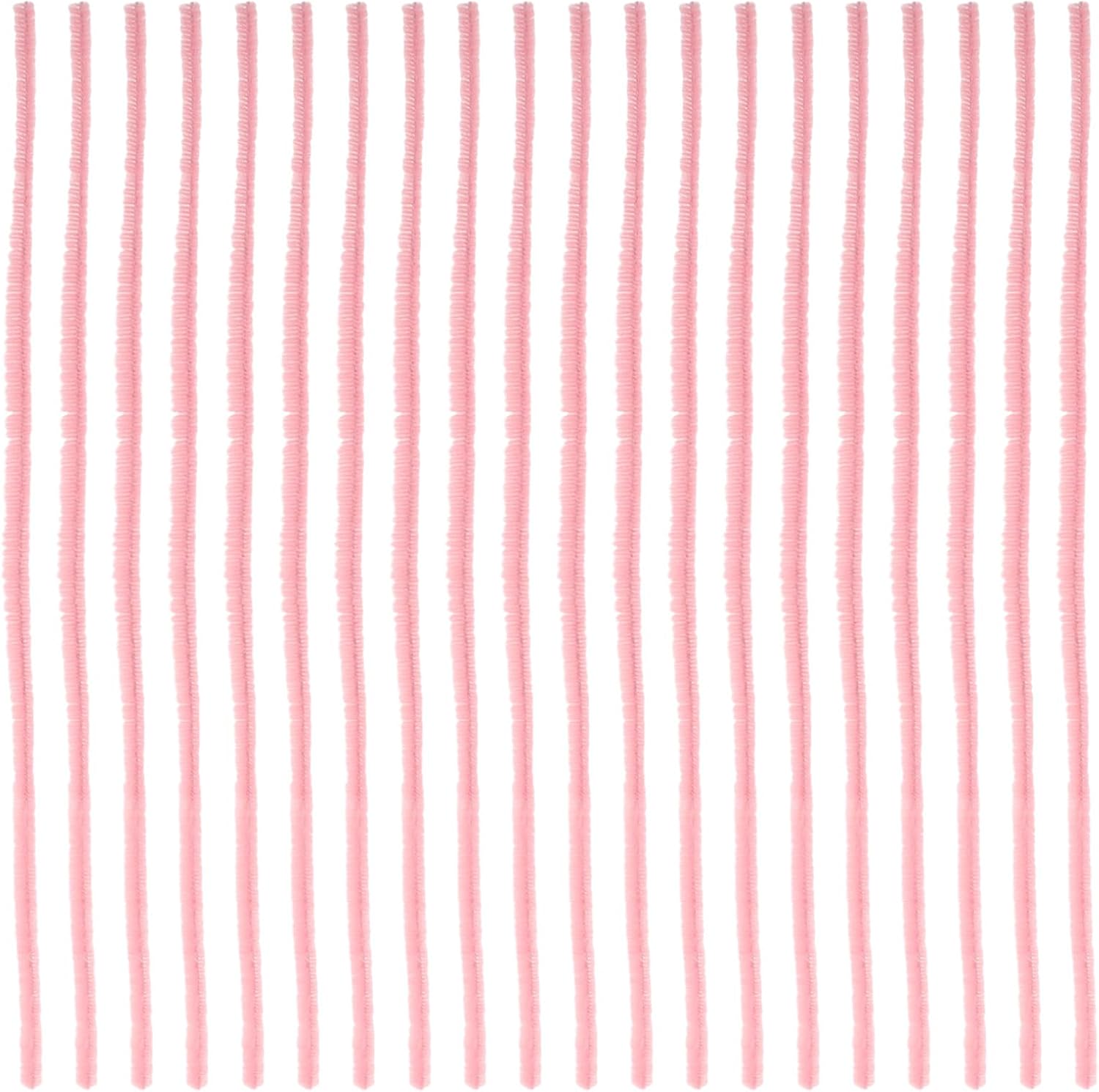 UKCOCO 500PCS 11.42 Inch Pink Pipe Cleaner, Soft, Bendable Fluffy Chenille Stems Fuzzy Sticks for DIY Arts Crafts Decorations, Flower Arrangements, Gift Wrapping Supplies